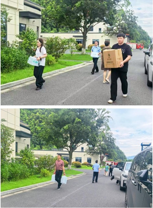 畲掌柜品牌创始人章奕亮带队慰问安吉一线交警 共筑平安出行防线